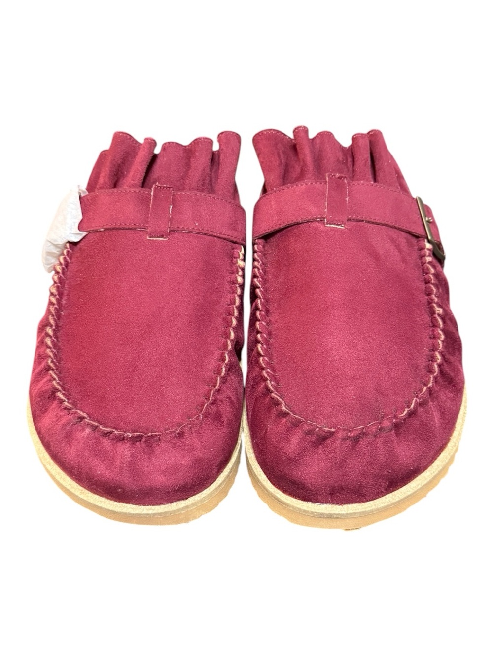 Mi.iM Joia Maroon Suede Mule Clogs | Women’s Size 10 | New in Box